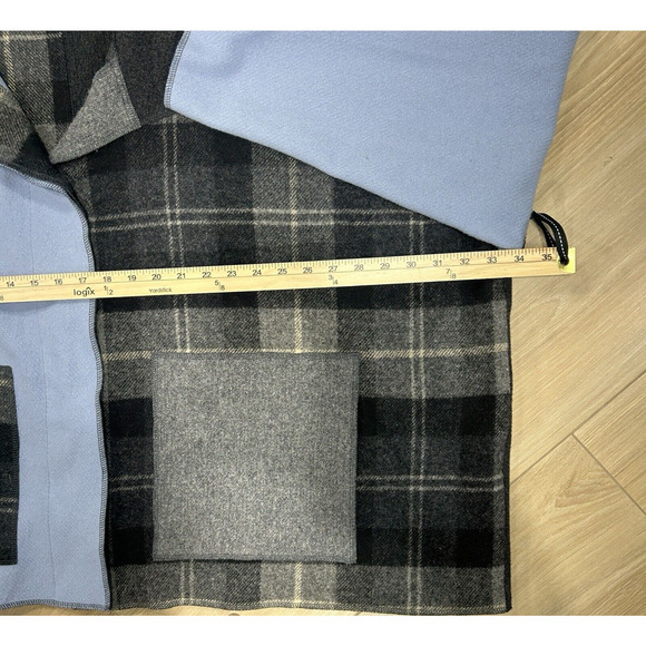 Cameleon Vintage Jacket Women Large Patchwork 100% Wool Blend Buttom Pockets USA - Picture 5 of 14